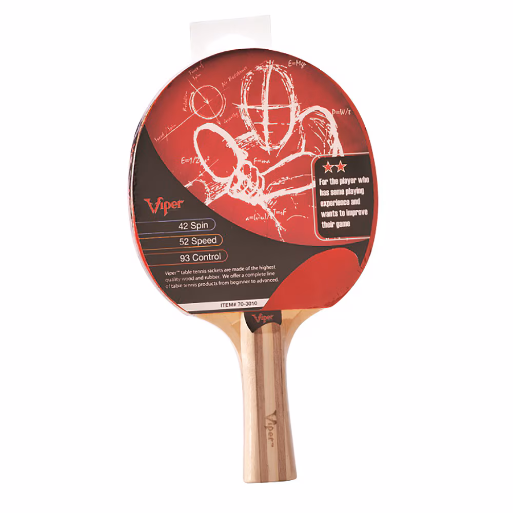 Viper Max Trajectory – 2 Star Ping Pong Table Tennis Paddle Racket