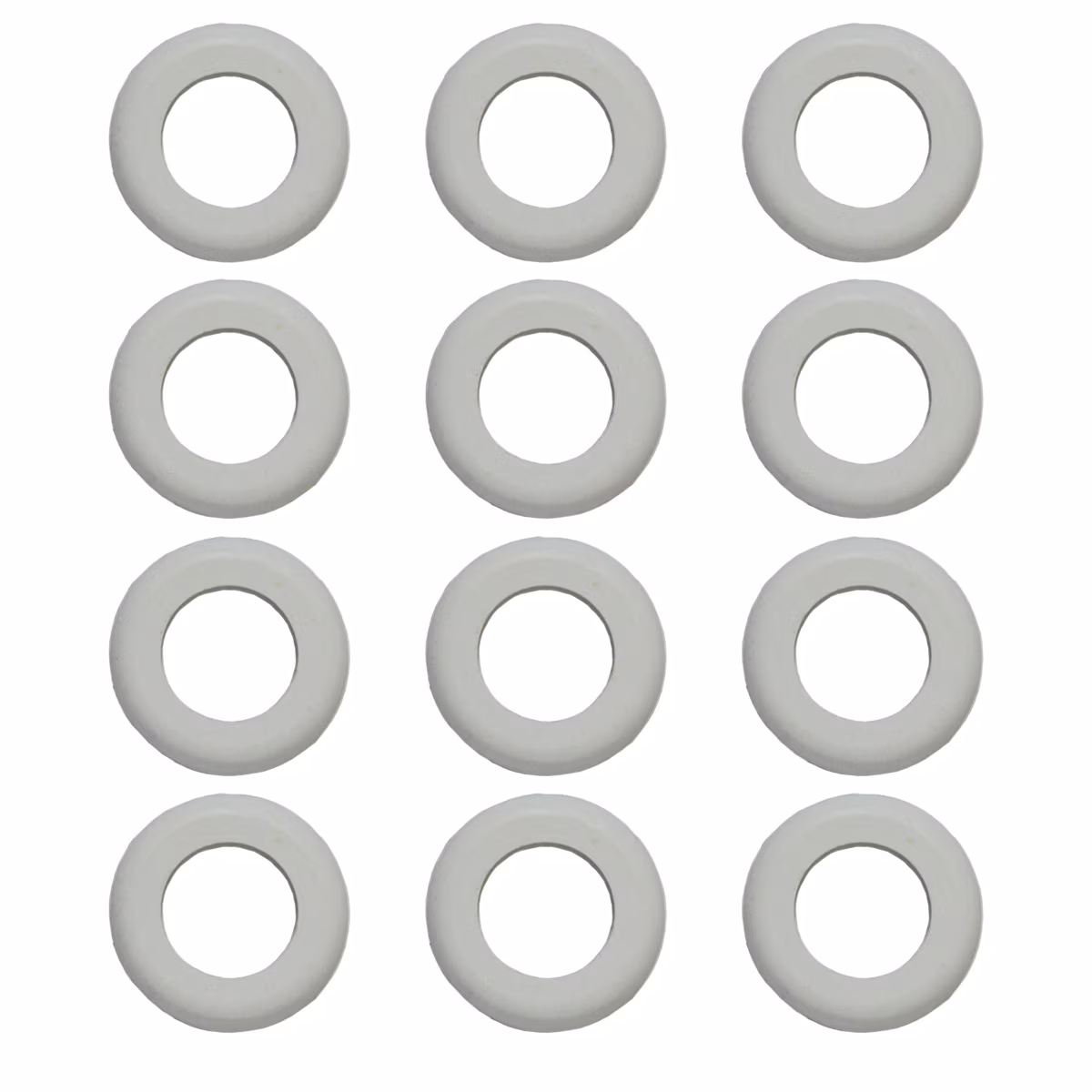 Bumper Pool Rubber Rings – Small – White – Set of 12